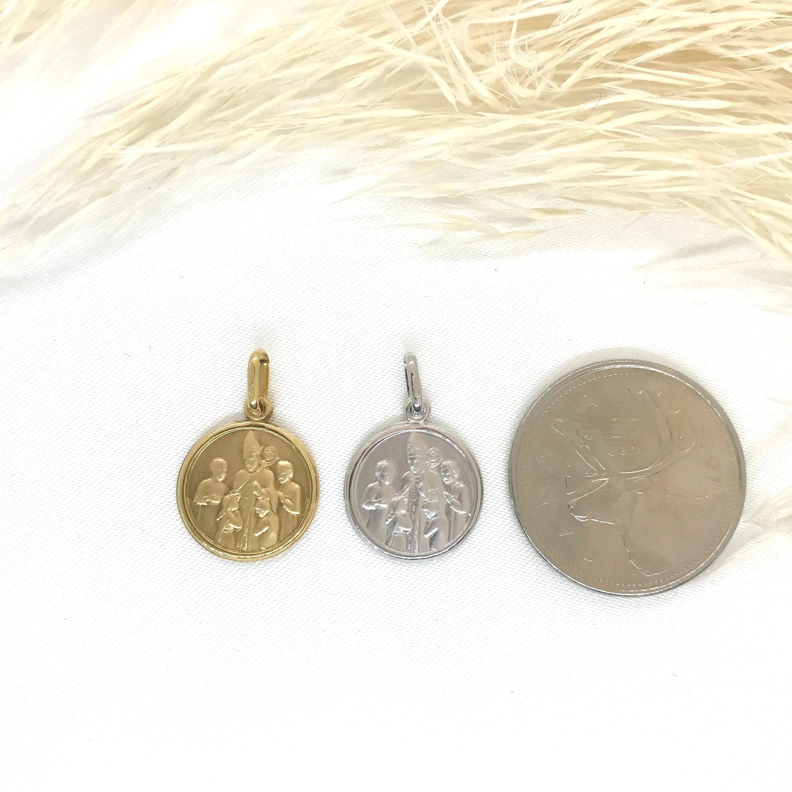 10k Gold Confirmation Pendant