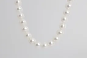 20" 14k Yellow Gold Pearl Strand Necklace (50.30g.)