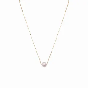 7-8 mm 18K Gold Pearl Necklace