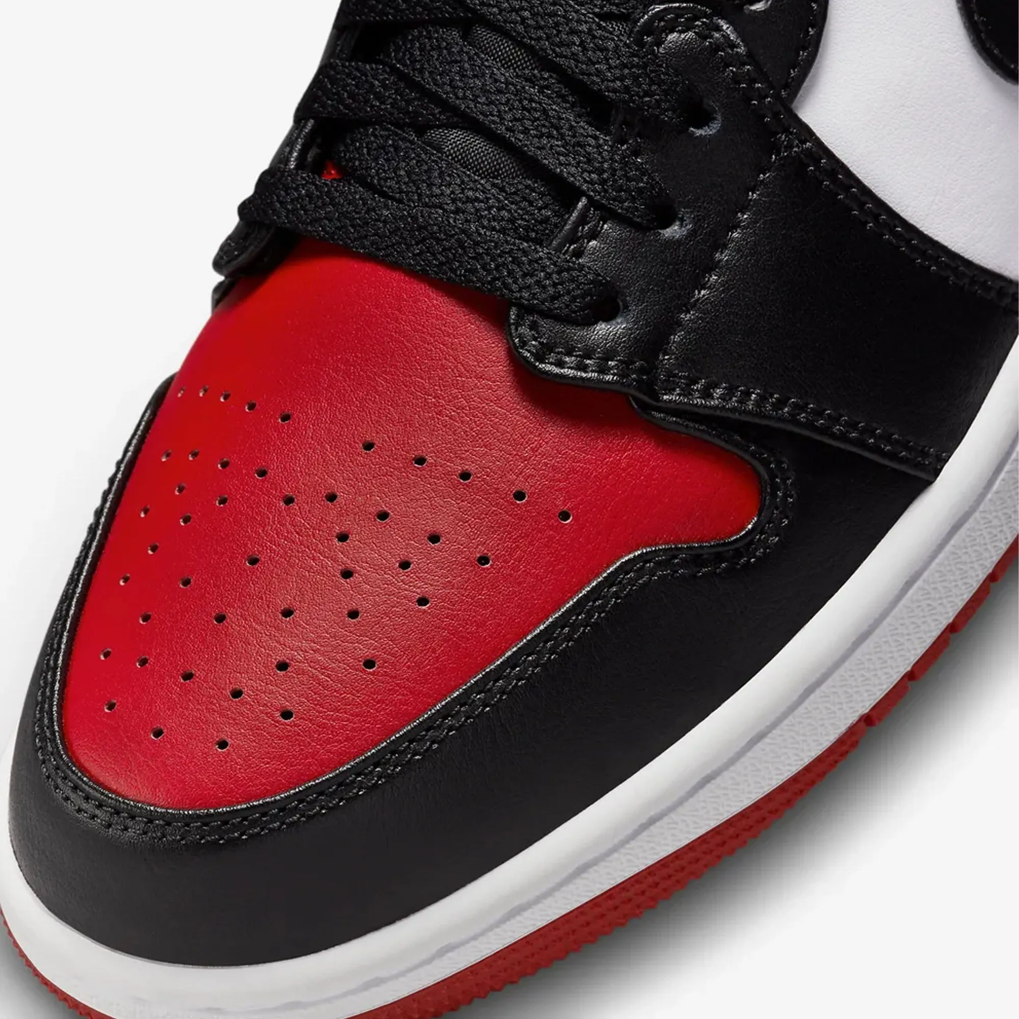 AIR JORDAN 1 LOW 'WHITE/BLACK-VARSITY RED-WHITE'