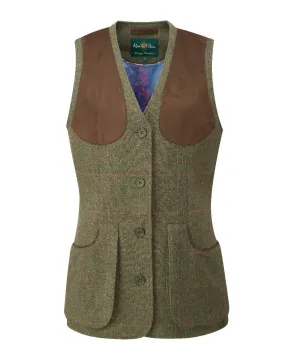 Alan Paine Combrook Ladies Tweed Shooting Waistcoat