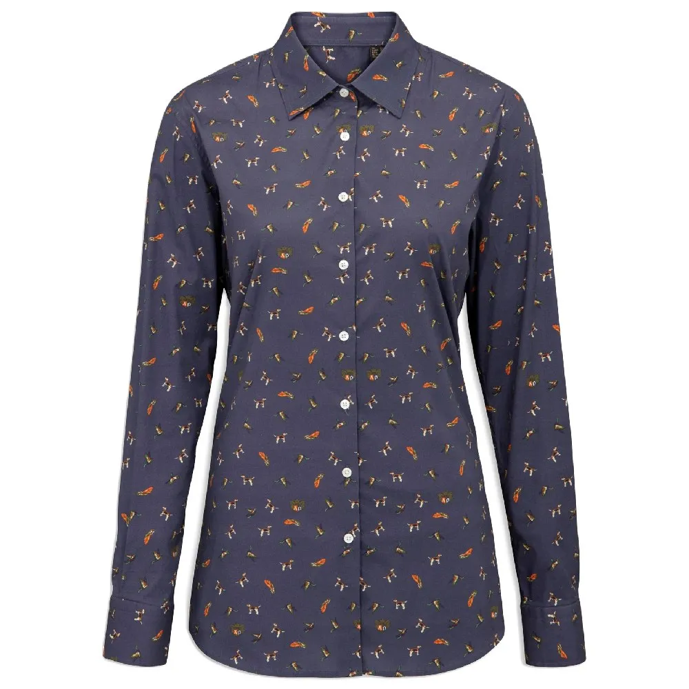 Alan Paine Ladies Lawen Printed Shirt | Clearance Colours