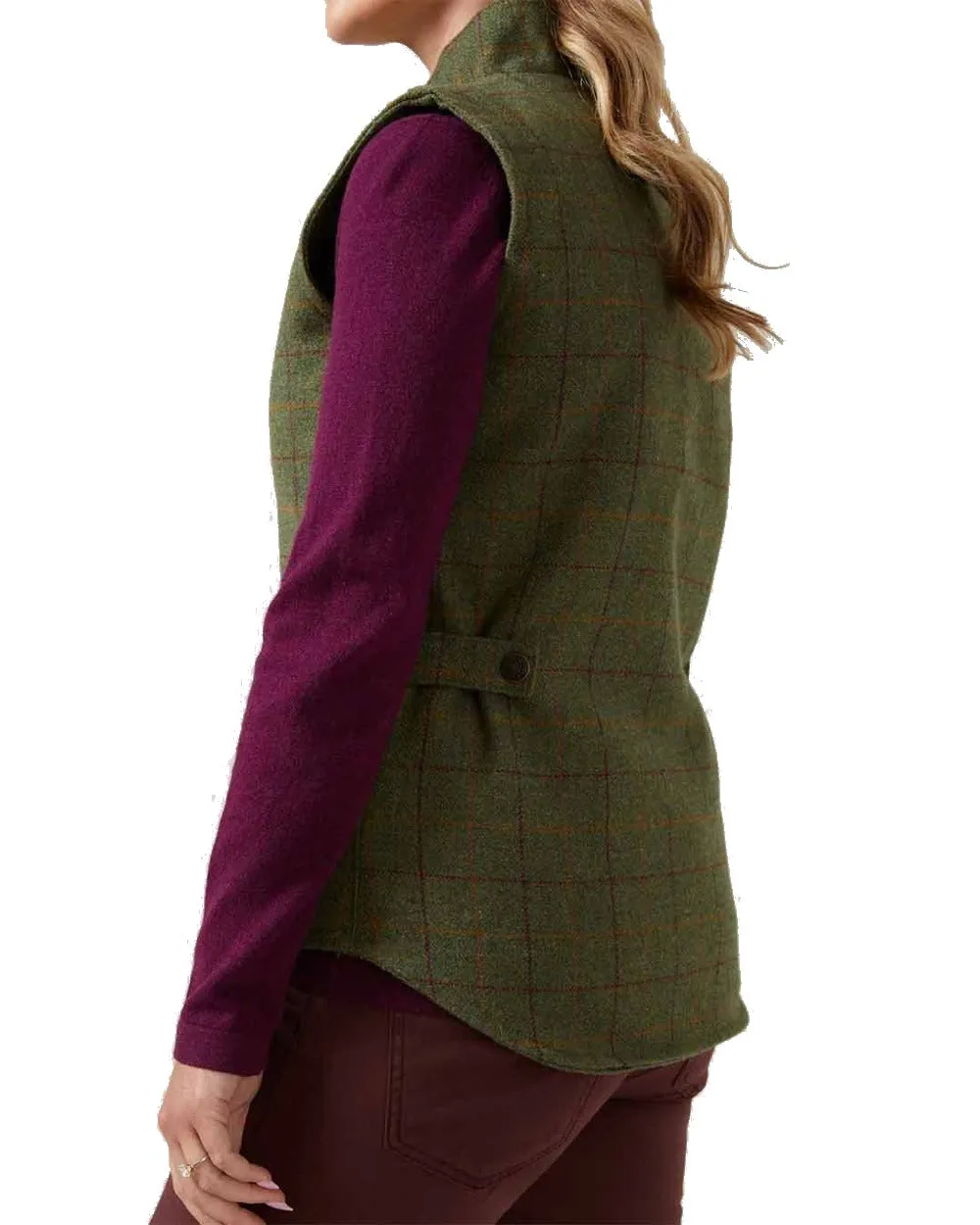 Alan Paine Rutland Womens Tweed Gilet