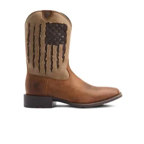 Ariat Sport My Country VentTEK Western Boot (Men) - Faithful Brown