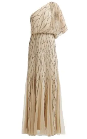 Art Deco Shoulder Gown