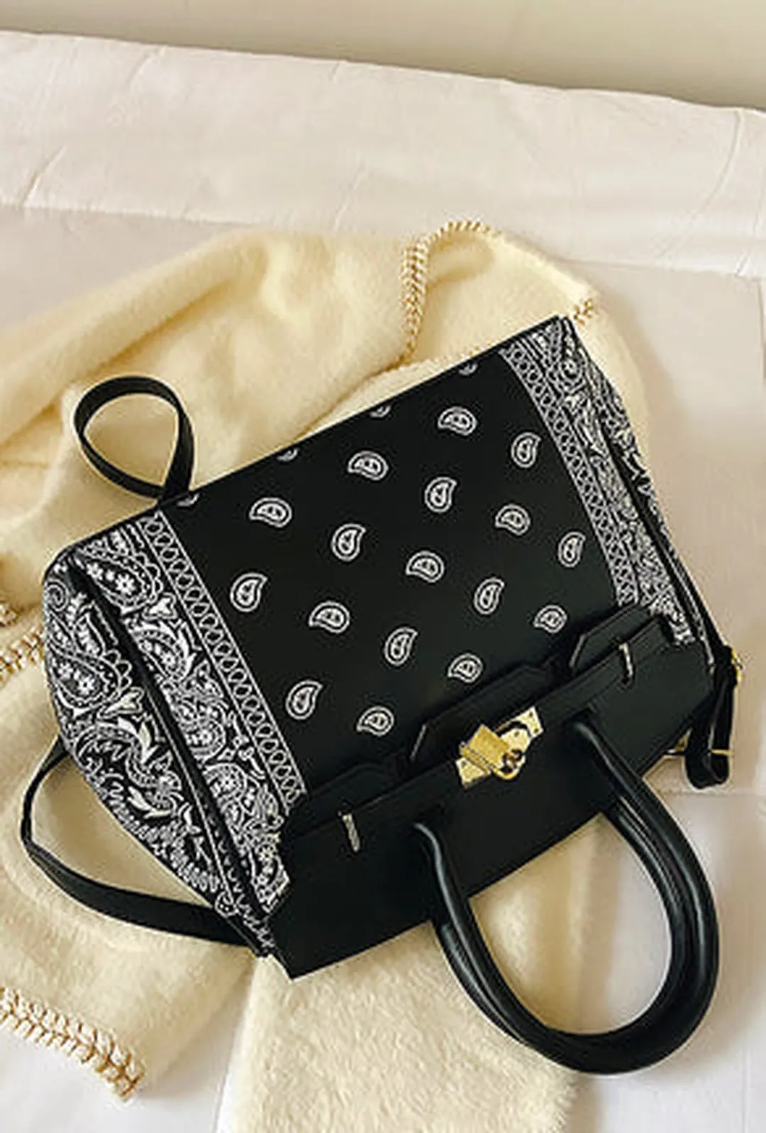 BANDANITTA - BANDANNA PRINT KELLY BAG