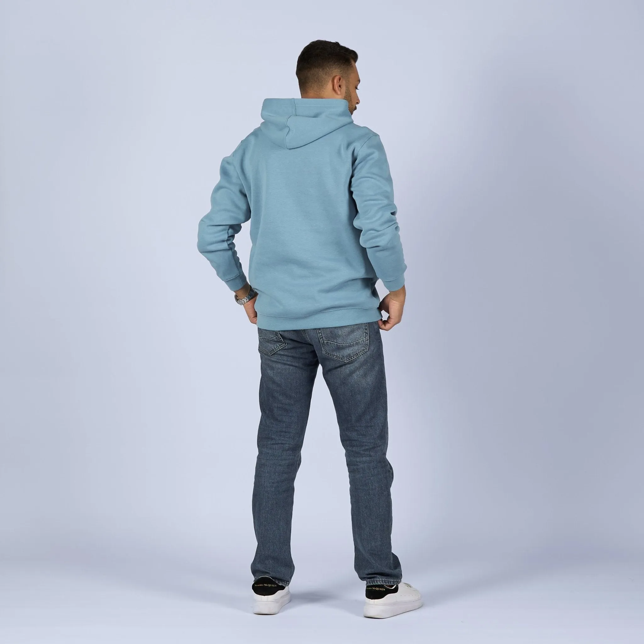 Basic  - Fog Blue | Unisex Adult Light Hoodie