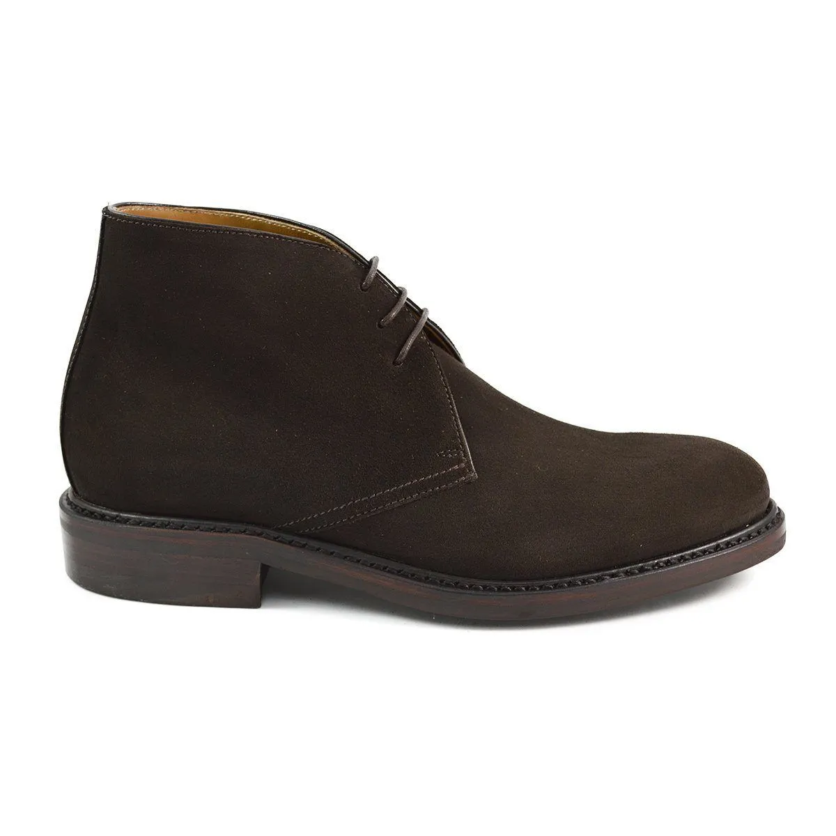 Berwick 1707 Chukka Boot (320) - Dark Brown Suede