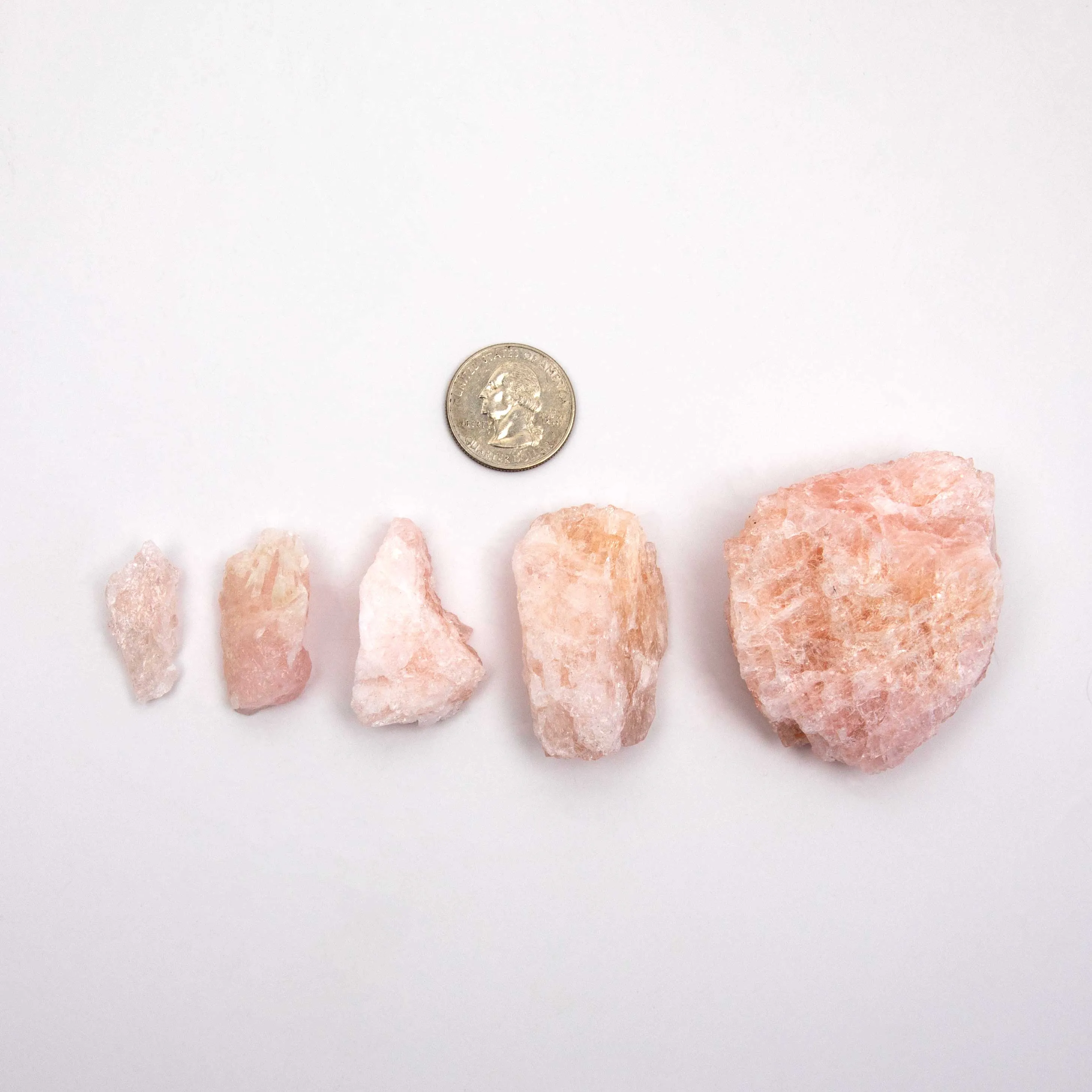 Beryl var. Morganite - Rough Stones