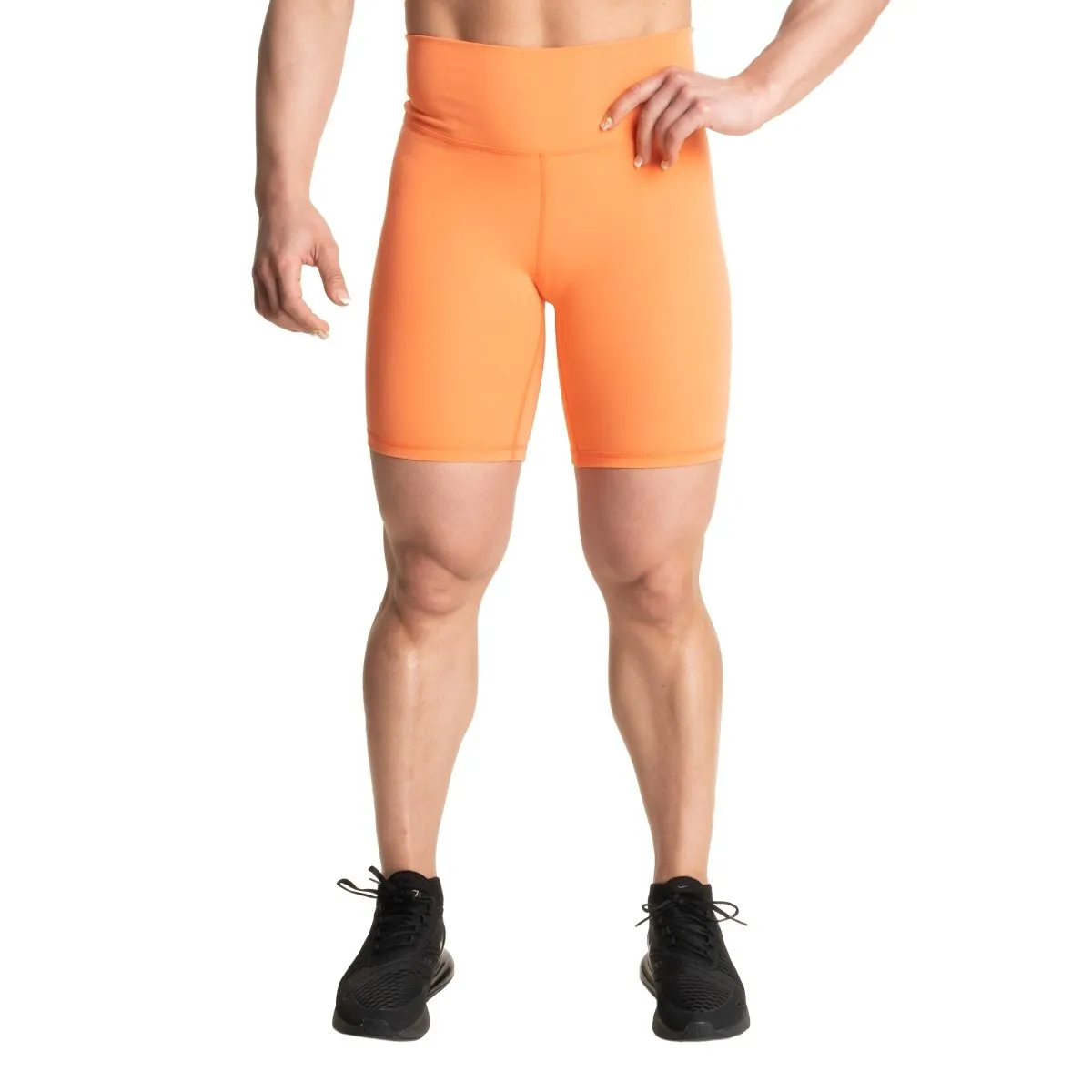 Better Bodies Core Biker Shorts - Coral Orange