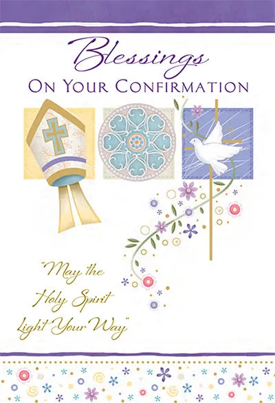 Blessings Confirmation Card