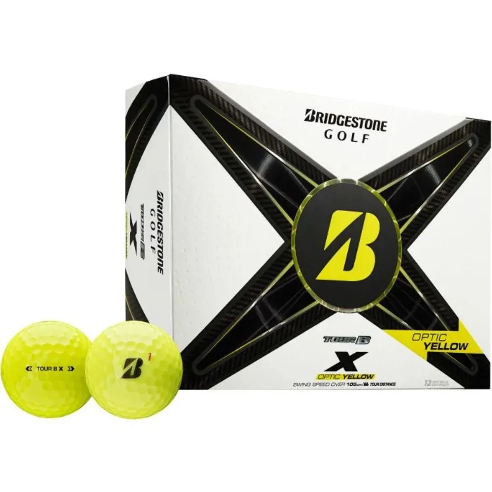 Bridgestone 2024 TOUR B X Yellow - 1 Dozen