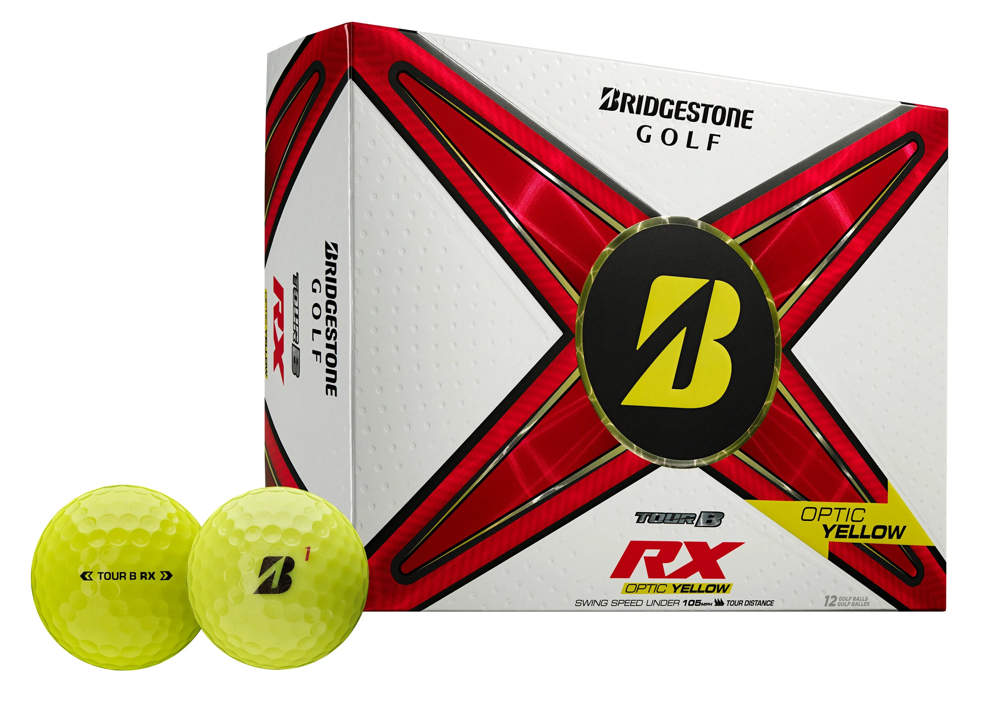 Bridgestone Tour B RX Yellow '24 Dozen