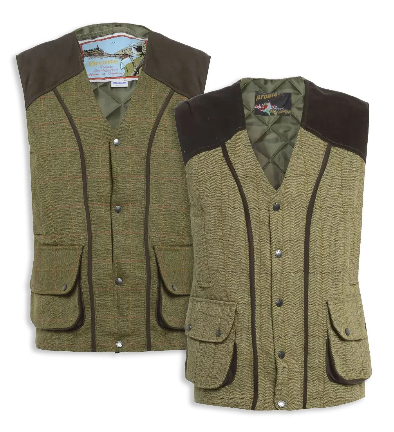 Bronte Derby Tweed Field Waistcoat