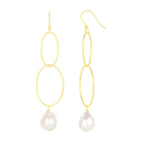 CALLA STATEMENT EARRINGS GOLD