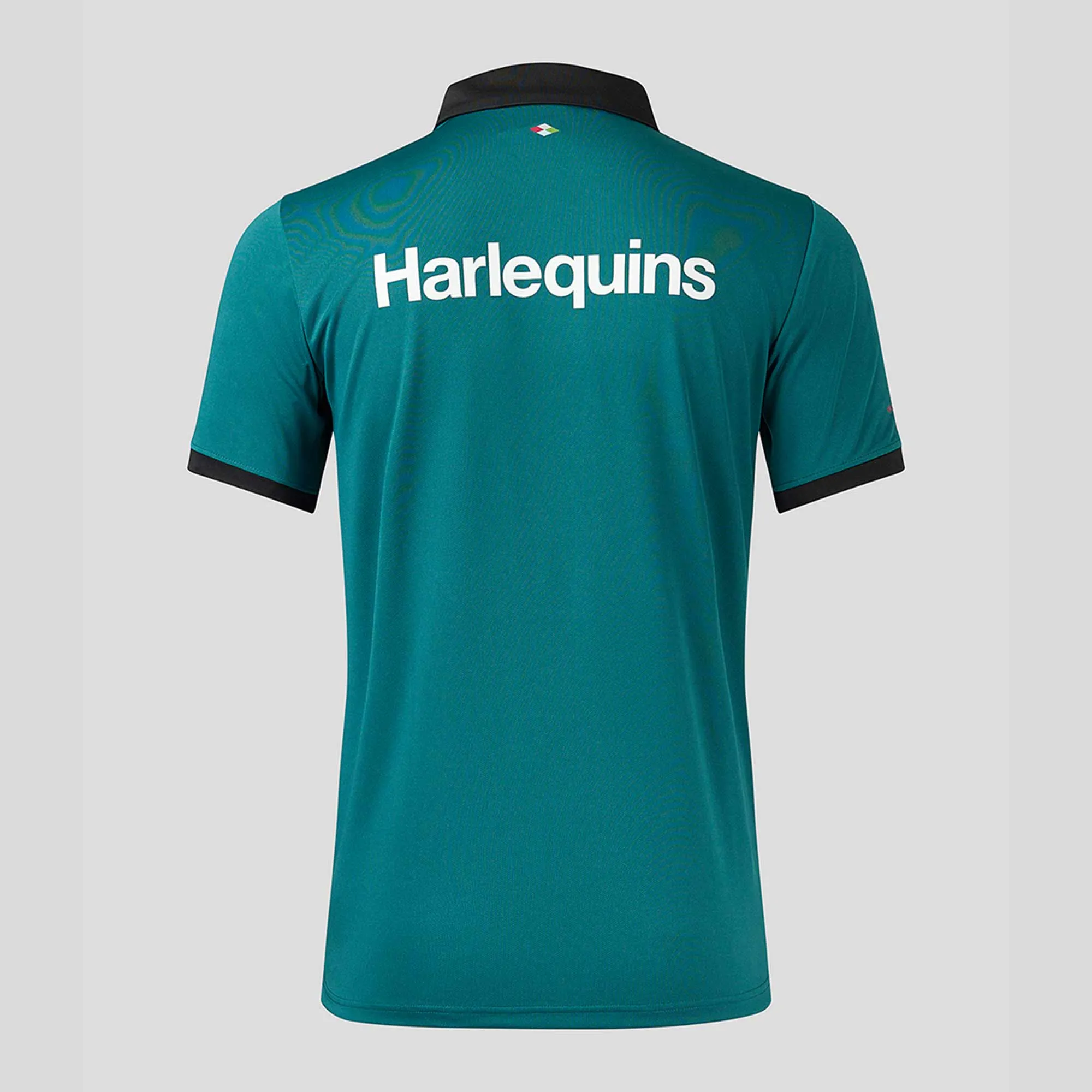 Castore Men's Harlequins Rugby Travel Polo Shirt 23/24 - Green