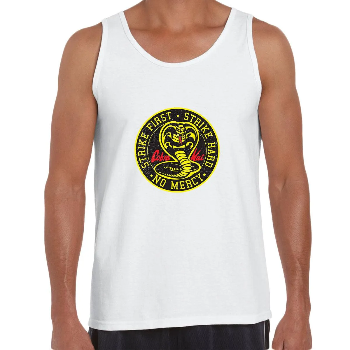 Cobra Kai T-shirt Karate Kid Movie Kung Fu Martial Arts Retro Gift Top ALL SIZES Unisex Tank Top