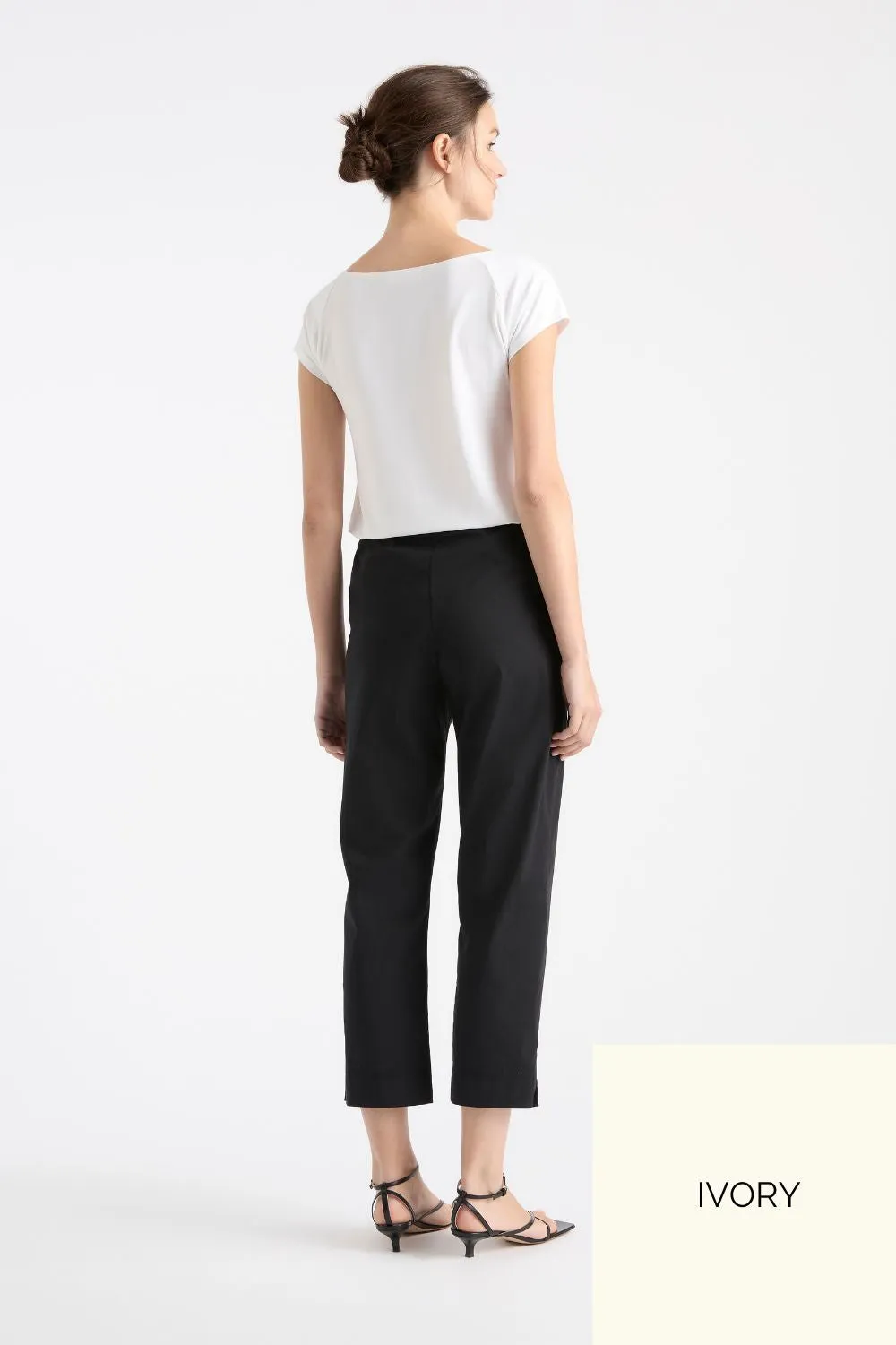 Cropped Pant | Ivory