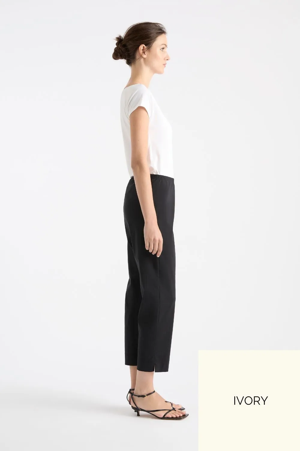 Cropped Pant | Ivory