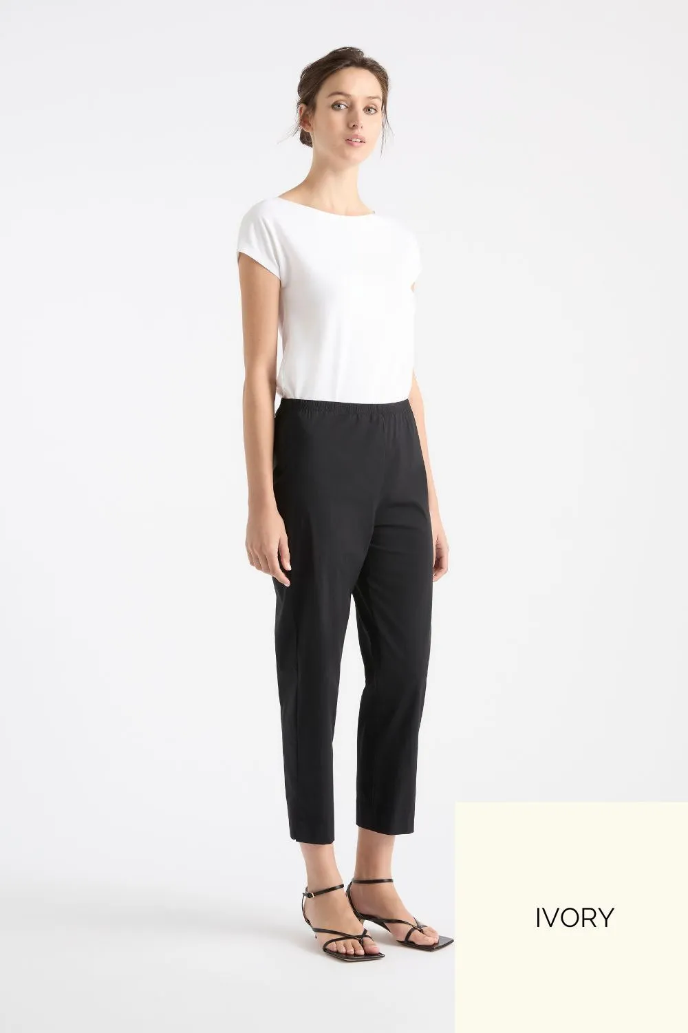 Cropped Pant | Ivory