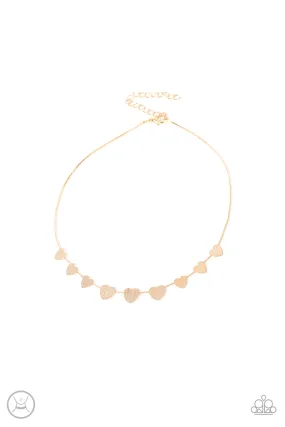 Dainty Desire - Gold Paparazzi Necklace