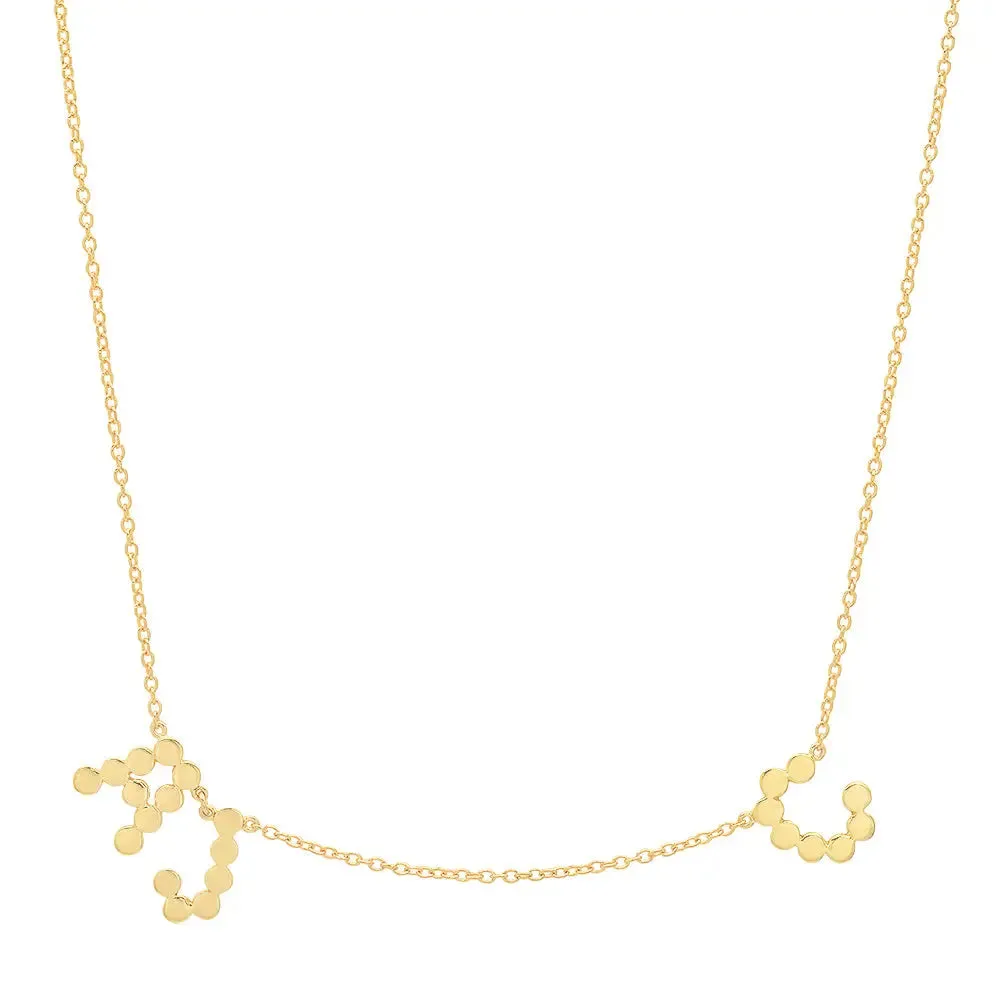 (Double Name/Number) DSJ's Signature Meaningful Multi Gold Initial Necklace