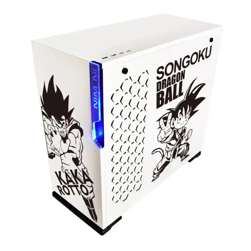 Dragon Ball Anime Stickers for ATX Mid Tower Computer Cartoon PC Case Waterproof Removable