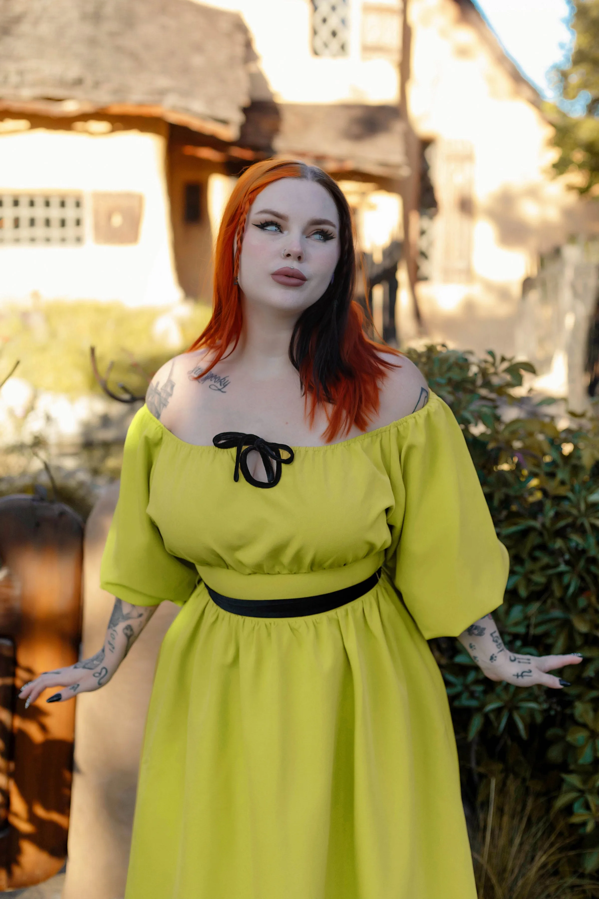 Eva Dress Chartreuse