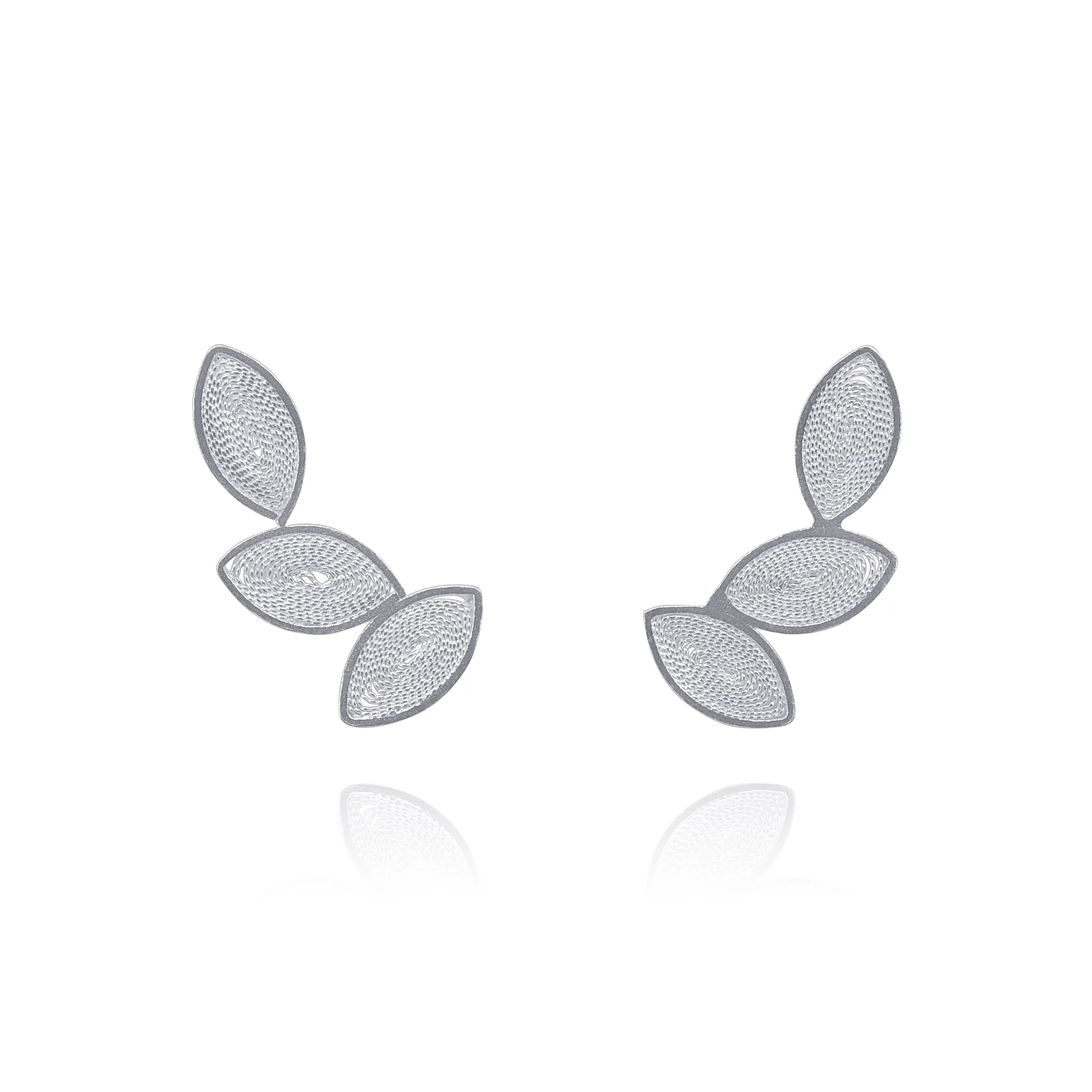 FLORENCE SILVER STUD EARRINGS FILIGREE