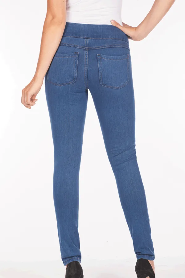 French Dressing Jeans Love Denim Pull-On Slim Jegging (Indigo, Black, Denim)