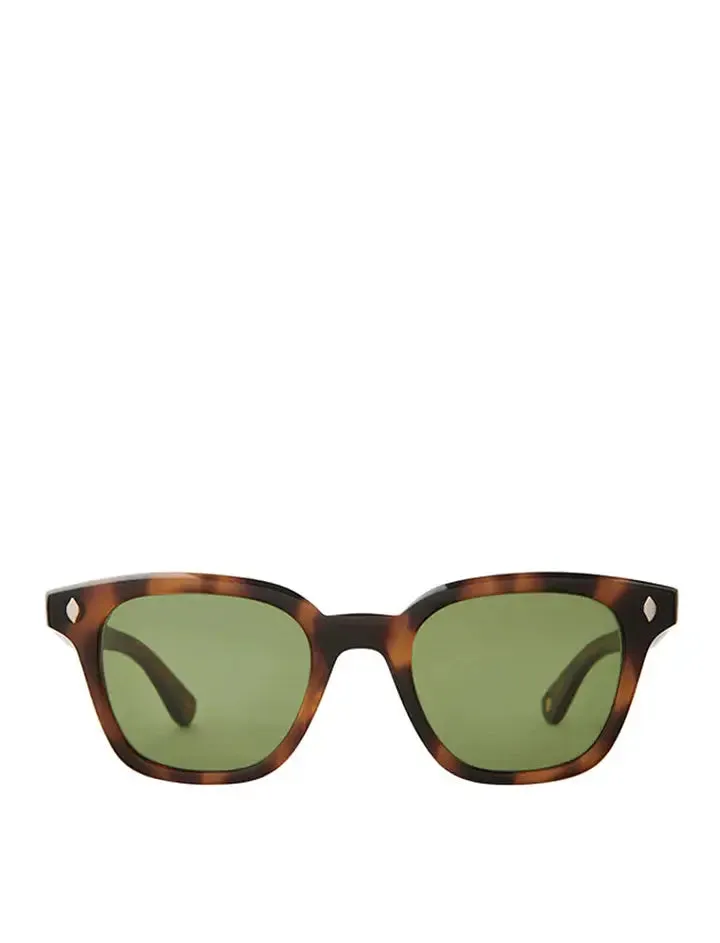 Garrett Leight Broadway 49 Sun Sunglasses Spotted Brown Shell