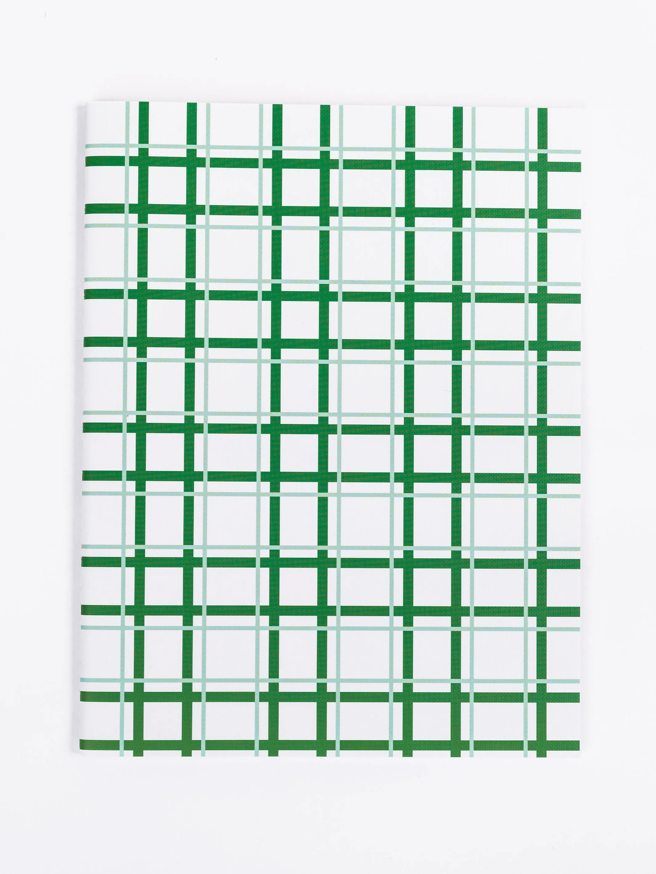 Large Notebook | On the Grid Green