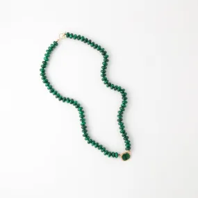 lil nice things X Goldstories Malachite Necklace