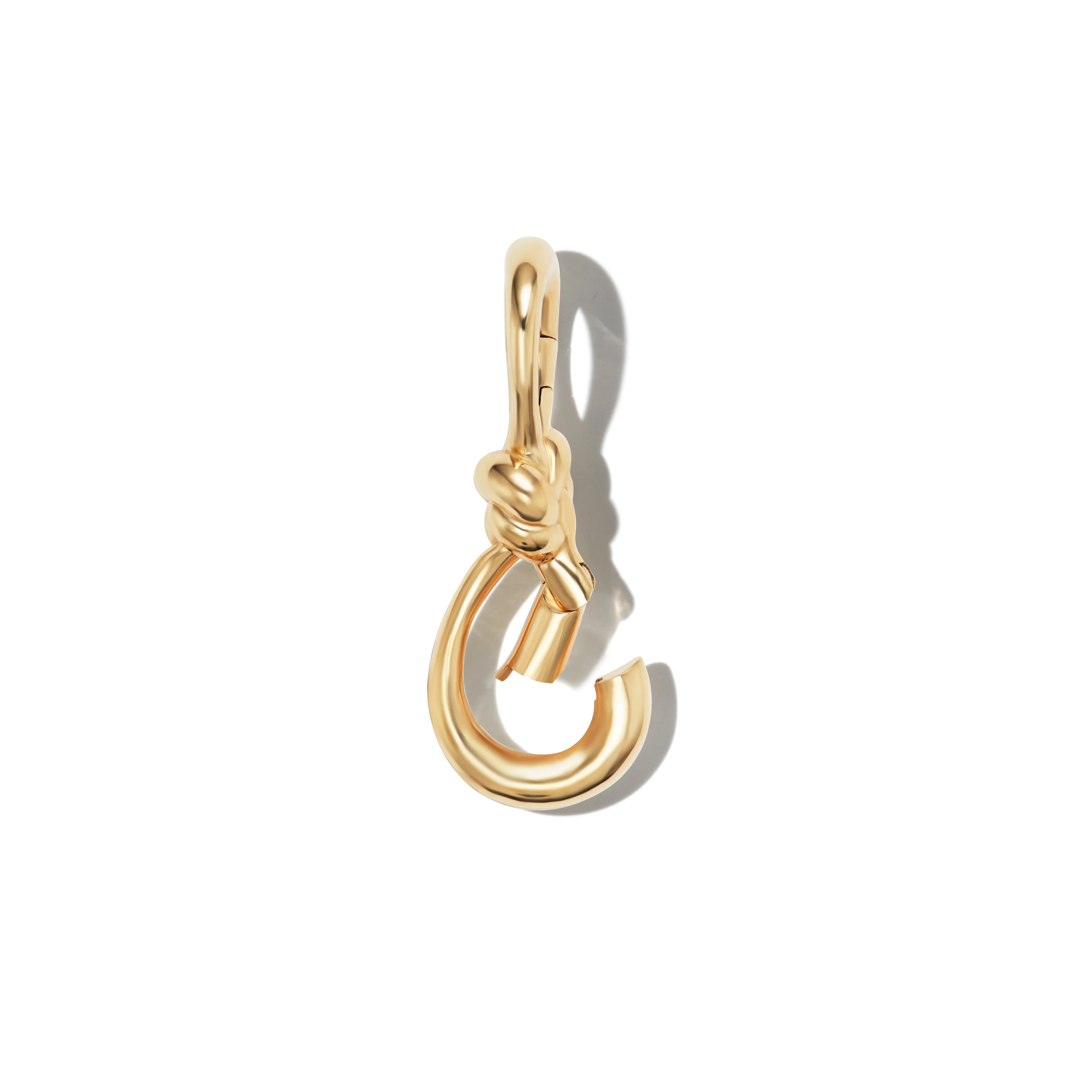 Marla Aaron 18k Yellow Gold Lover's Knot Lock