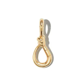 Marla Aaron 18k Yellow Gold Lover's Knot Lock