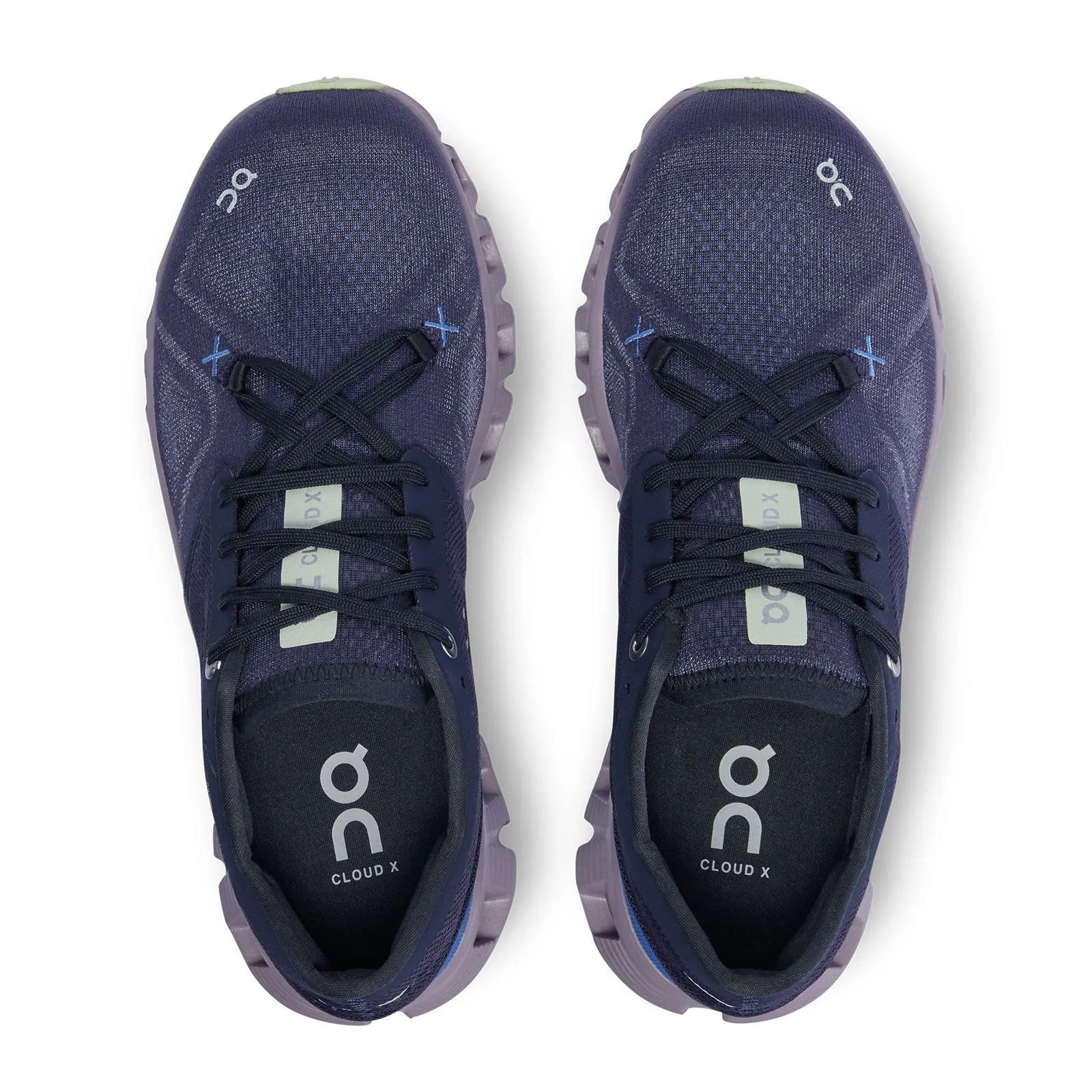 On Running Cloud X 3 Running Shoe (Women) - Midnight/Heron