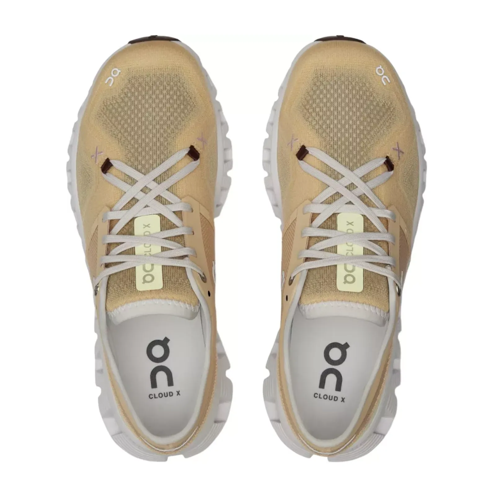 On Running Cloud X 3 Running Shoe (Women) - Savannah/Frost