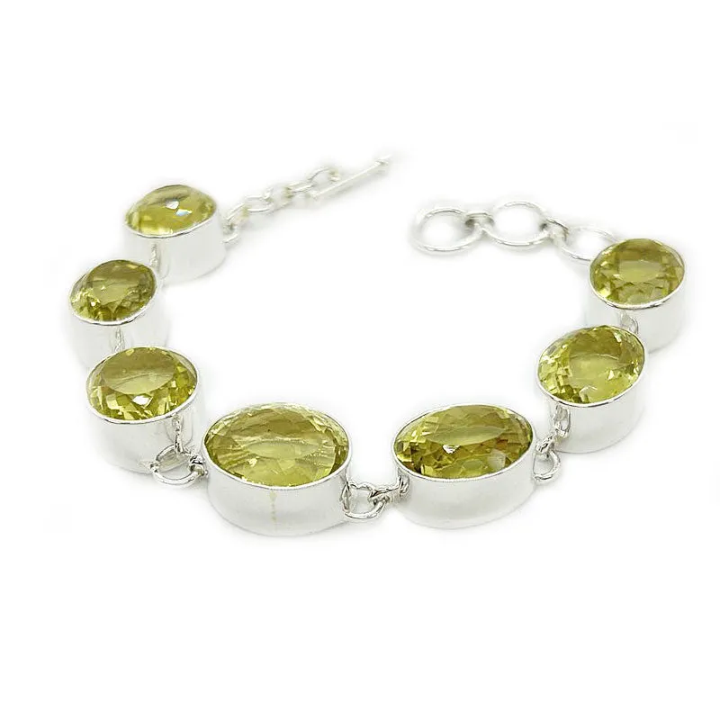 Peela Lemon Quartz Boho Bracelet