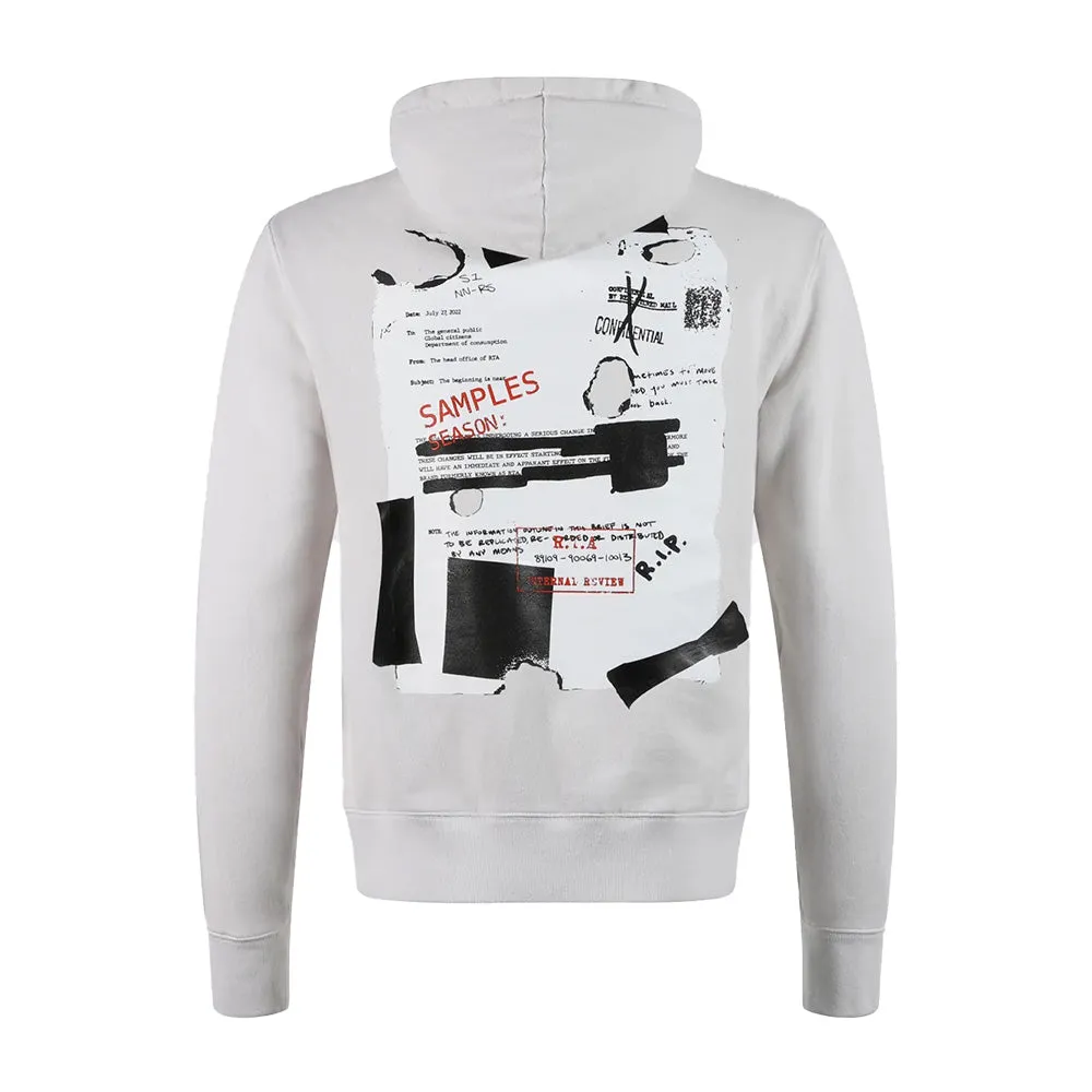 RtA Dion Burned Documents Pullover Hoodie