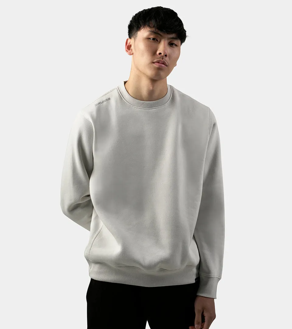 SIMPLE CREW SWEATSHIRT - GREY