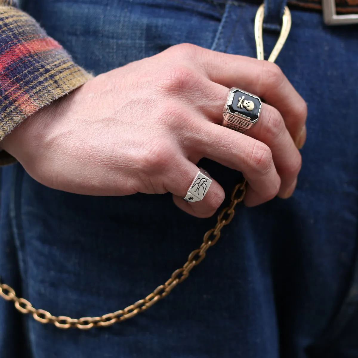 Skull Aztec Ring