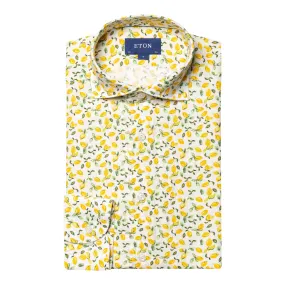 Slim Fit - Lemon Print Shirt