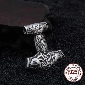 Viking Necklace Goat 925 Silver