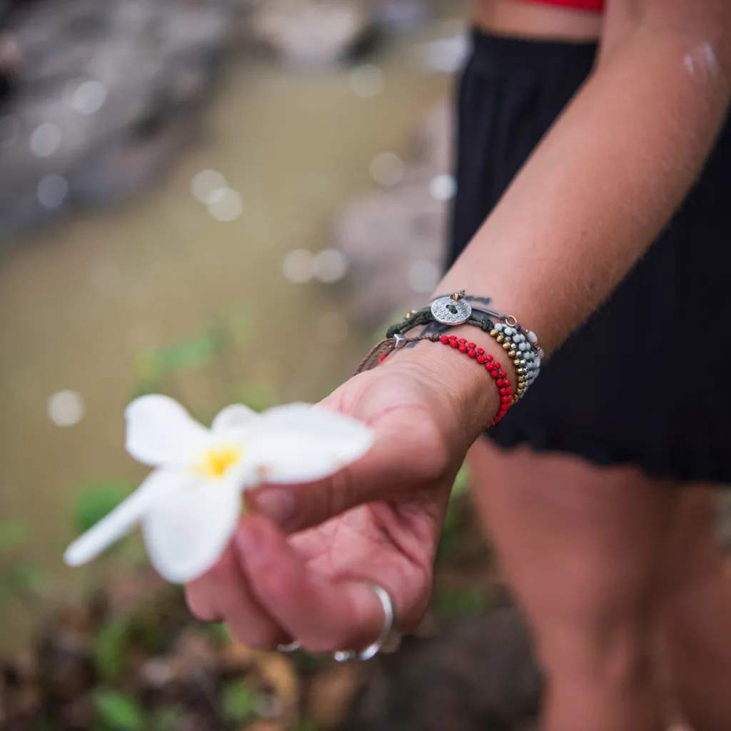 Waterweave Bracelet - Poppy Red