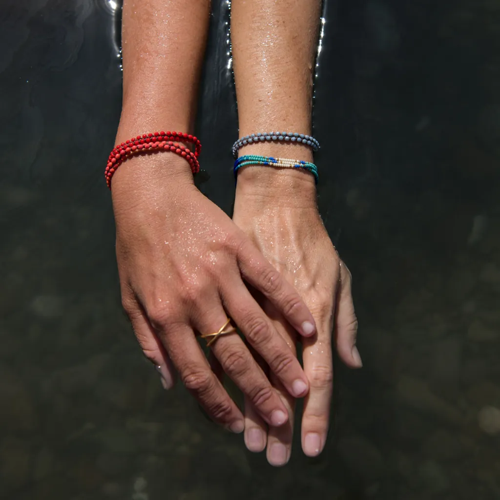 Waterweave Bracelet - Poppy Red