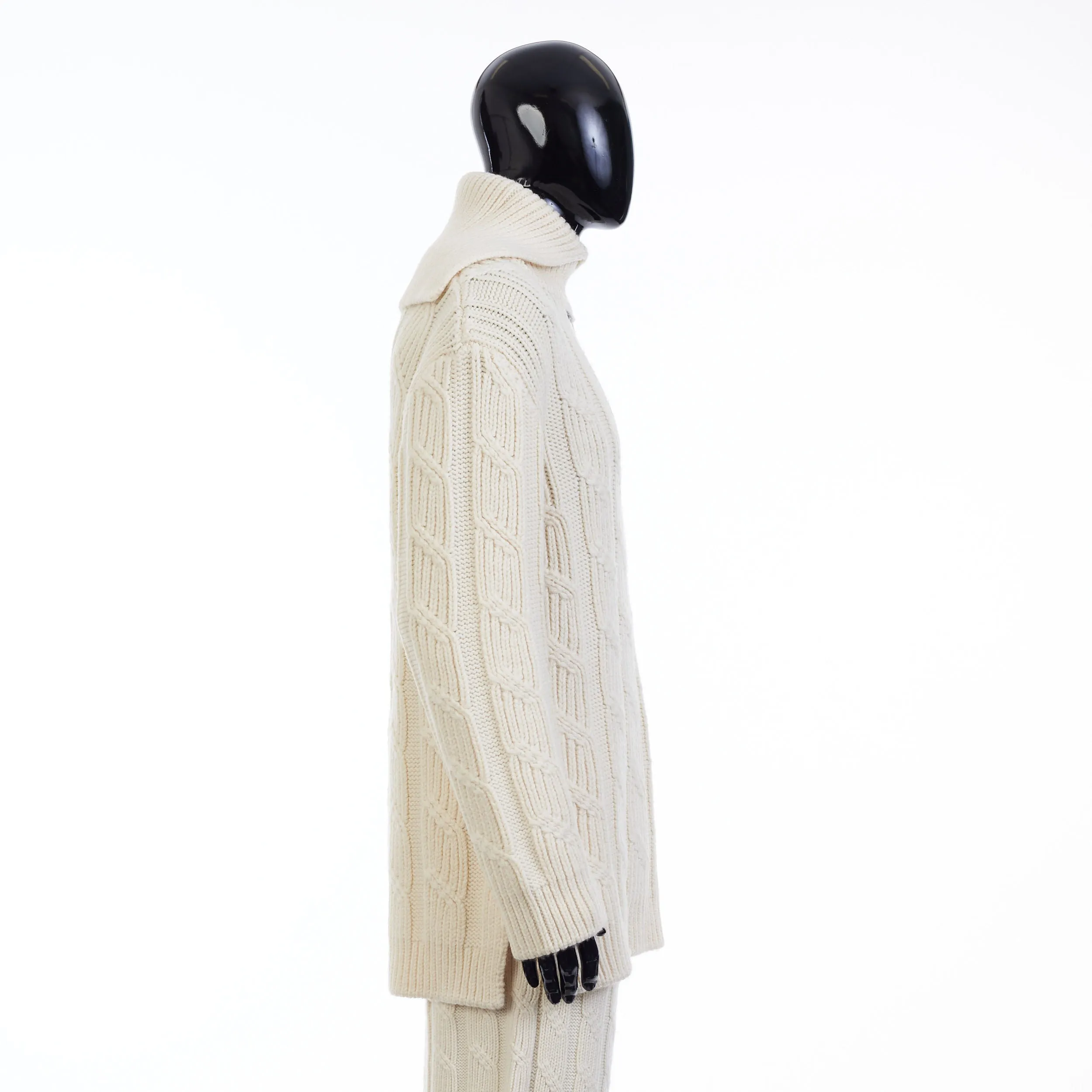 White Wool Pullover