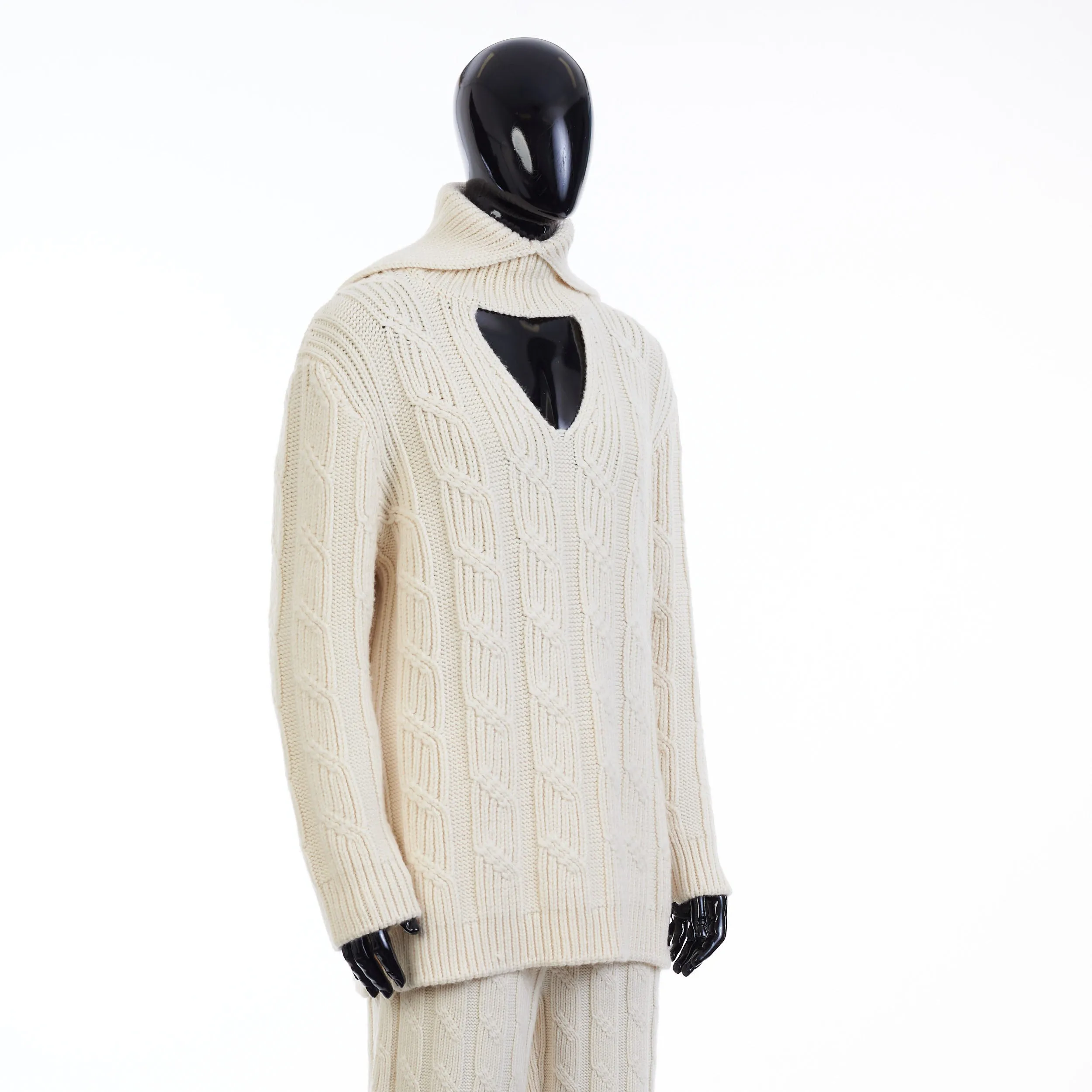 White Wool Pullover