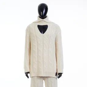 White Wool Pullover