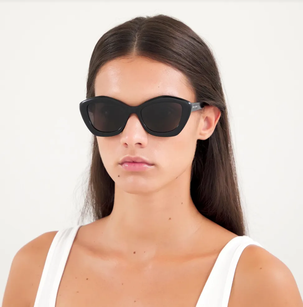 YSL SL68 Sunglasses, Black