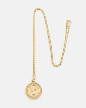 Zodiac Capricorn Pendant in 14k Yellow Gold